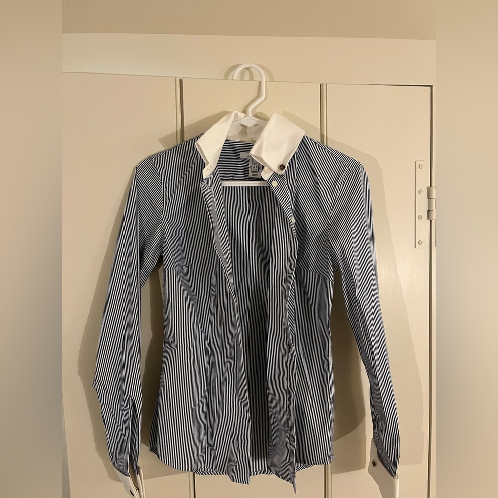 Gant size 4 striped poplin shirt